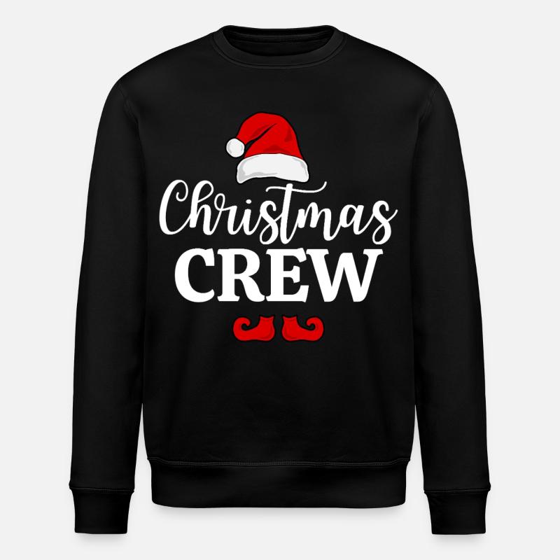 Weihnachts-Crew - Stanley/Stella Unisex Bio-Sweatshirt ROLLER - Schwarz
