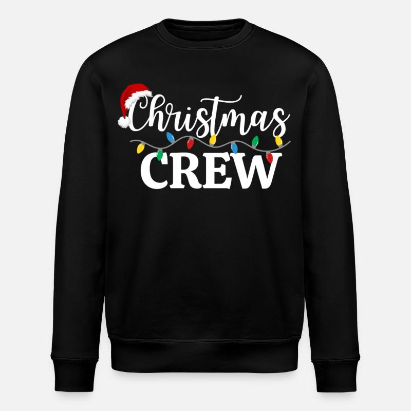 Weihnachts-Crew - Stanley/Stella Unisex Bio-Sweatshirt ROLLER - Schwarz