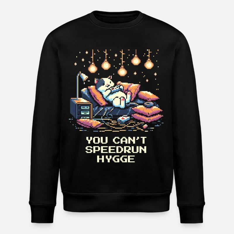 Kein Speedrun bei Hygge - Stanley/Stella Unisex Bio-Sweatshirt ROLLER - Schwarz