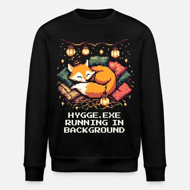 Hygge.exe s'exécute en arrière-plan - Sweat bio ROLLER Stanley/Stella Unisexe - noir
