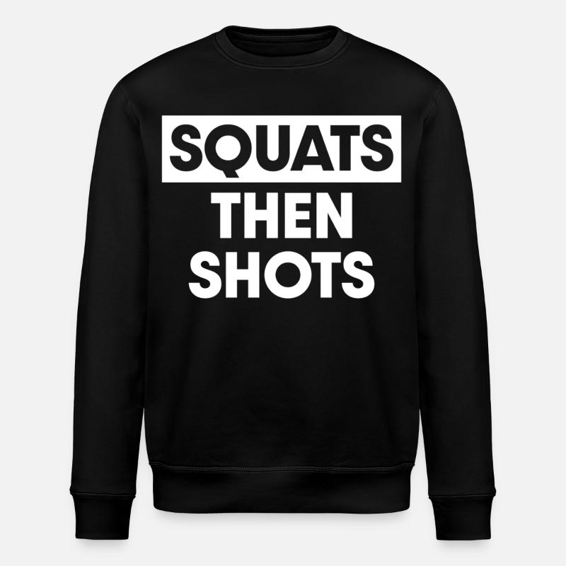 Squats puis tirs - Sweat bio ROLLER Stanley/Stella Unisexe - noir