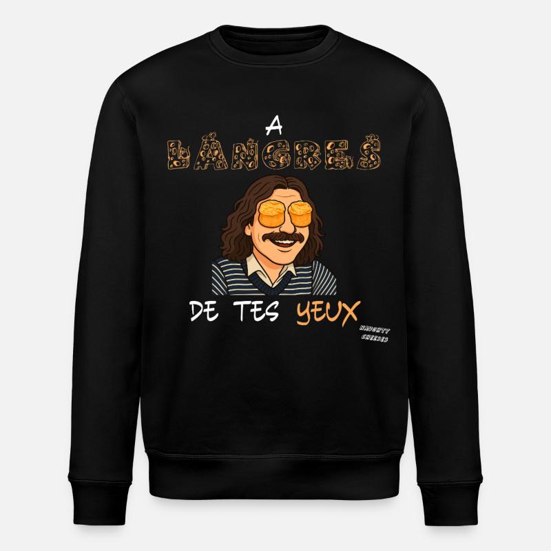 A Langres de tes yeux - Sweat bio ROLLER Stanley/Stella Unisexe - noir