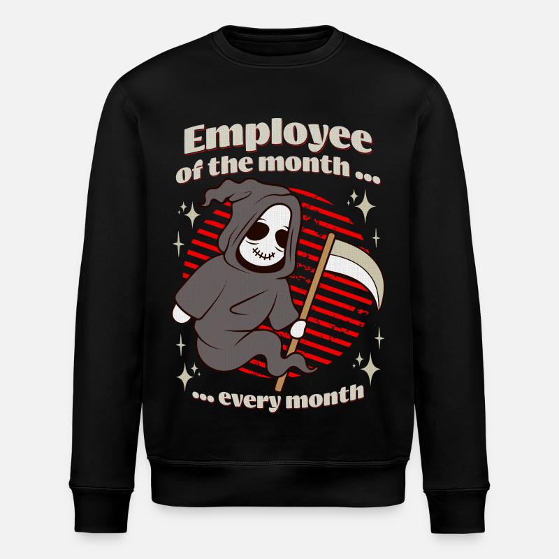 Grim Reaper Employé du mois - Sweat bio ROLLER Stanley/Stella Unisexe - noir