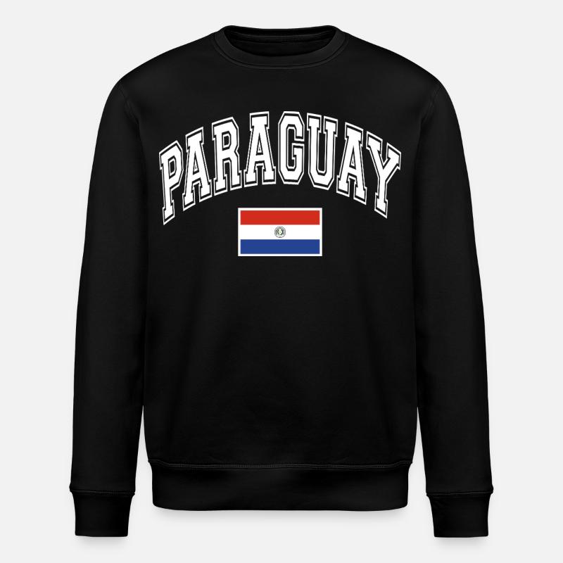 Drapeau du Paraguay - Sweat bio ROLLER Stanley/Stella Unisexe - noir