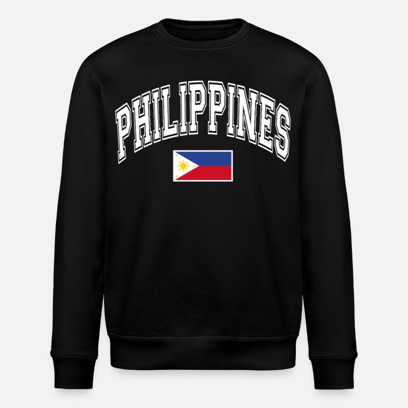Philippinen Flagge - Stanley/Stella Unisex Bio-Sweatshirt ROLLER - Schwarz