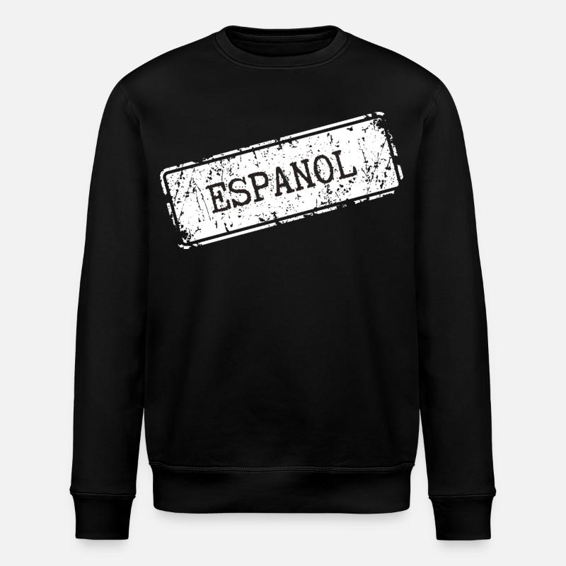 Minimalist Espanol Schriftzug - Stanley/Stella Unisex Bio-Sweatshirt ROLLER - Schwarz