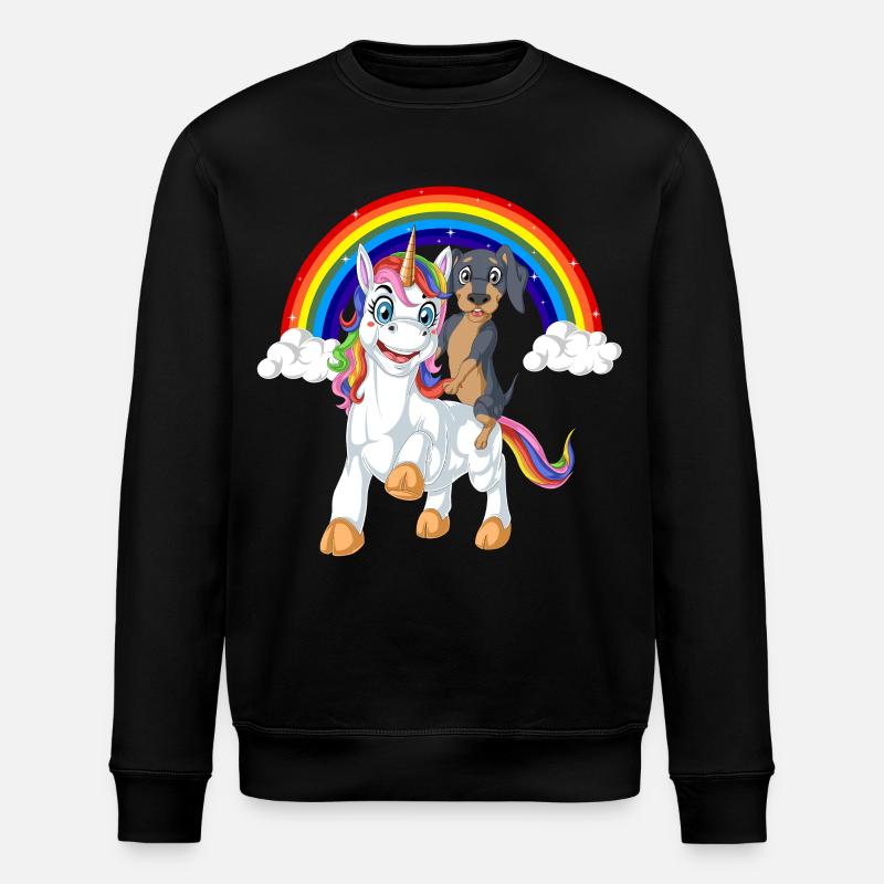 Dackel - Stanley/Stella Unisex Bio-Sweatshirt ROLLER - Schwarz