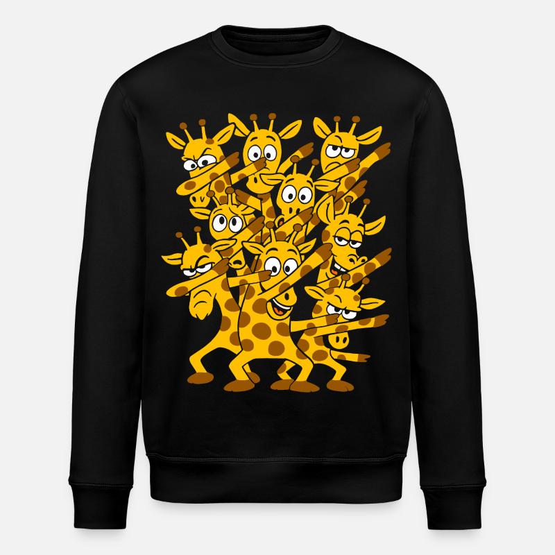 Dabbing Girafes dansantes - Sweat bio ROLLER Stanley/Stella Unisexe - noir