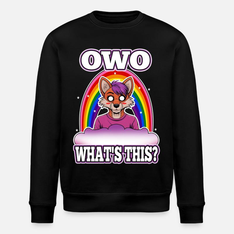 OwO Qu’est-ce que c’est ? - Sweat bio ROLLER Stanley/Stella Unisexe - noir