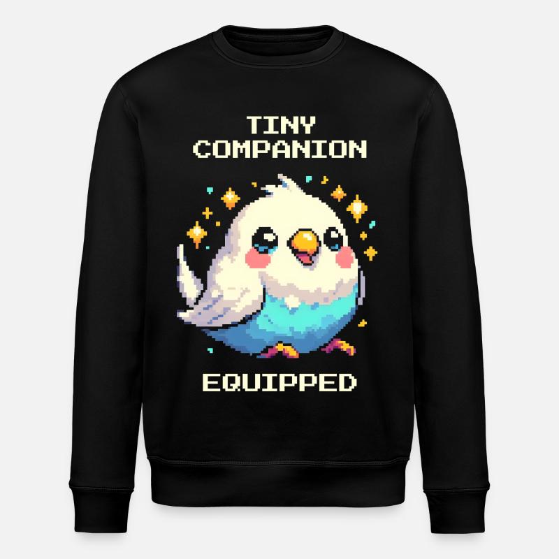Petit compagnon équipé | Perruche - Sweat bio ROLLER Stanley/Stella Unisexe - noir