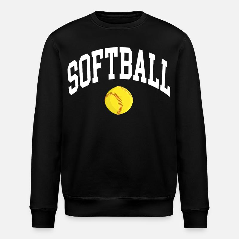 Softball - Stanley/Stella Unisex Bio-Sweatshirt ROLLER - Schwarz