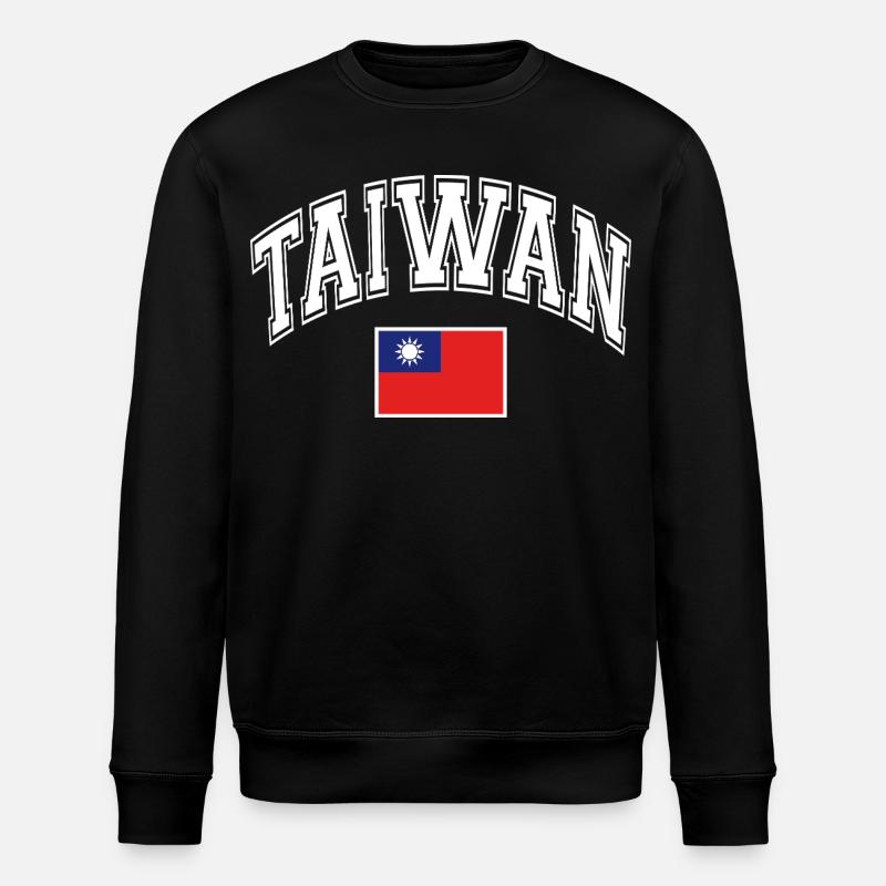 Drapeau de Taïwan - Sweat bio ROLLER Stanley/Stella Unisexe - noir