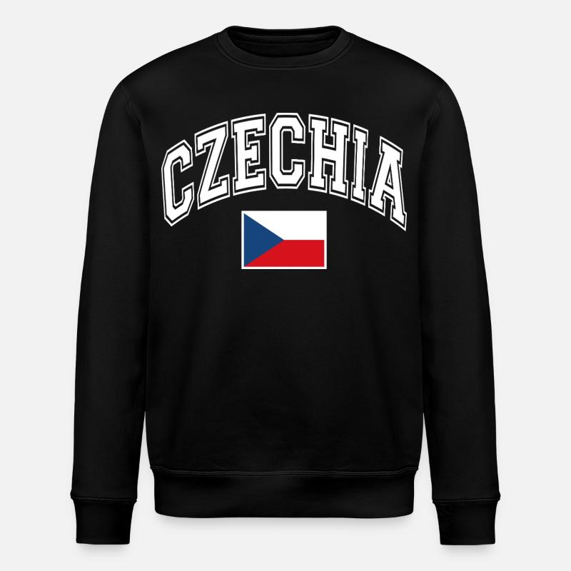 Drapeau de la République tchèque - Sweat bio ROLLER Stanley/Stella Unisexe - noir