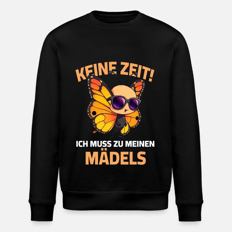 Papillon - Sweat bio ROLLER Stanley/Stella Unisexe - noir