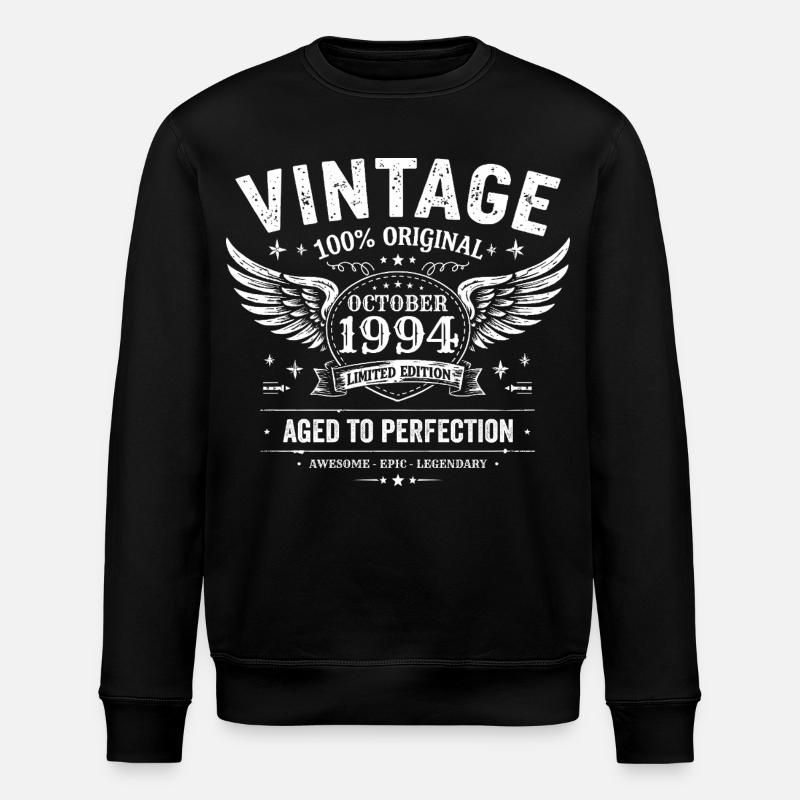 Octobre 1994 | Cadeau d'anniversaire octobre 1994 - Sweat bio ROLLER Stanley/Stella Unisexe - noir