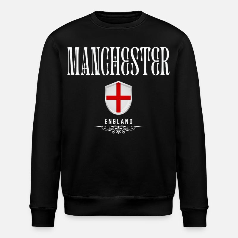 J’adore Manchester, Manchester Royaume-Uni - Sweat bio ROLLER Stanley/Stella Unisexe - noir