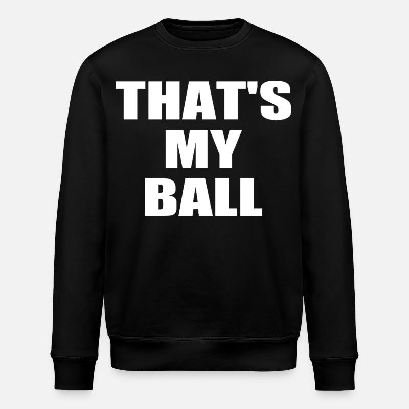 c'est ma balle - Sweat bio ROLLER Stanley/Stella Unisexe - noir