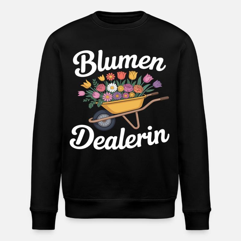 Blumendealerin - Stanley/Stella Unisex Bio-Sweatshirt ROLLER - Schwarz