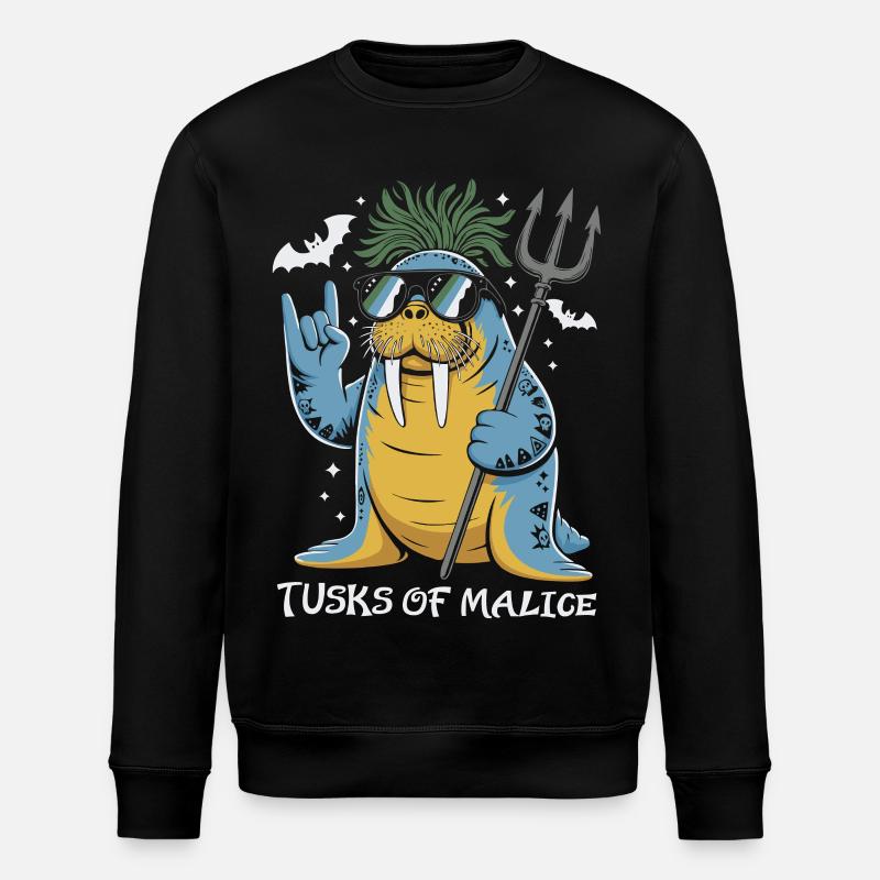 Walrus Punk Rocker Halloween - Sweat bio ROLLER Stanley/Stella Unisexe - noir
