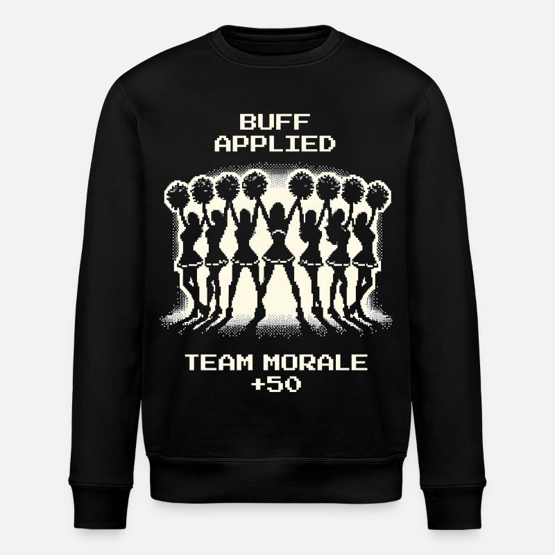 Moral de l’équipe +50 | Cheerleading - Sweat bio ROLLER Stanley/Stella Unisexe - noir