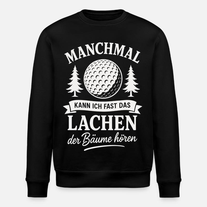 Fun Golf Golfer Golf - Stanley/Stella ROLLER Unisex Organic Sweatshirt - black