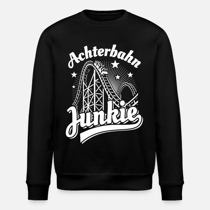 Roller Coaster Junkie - Parc d'attractions - Looping - Sweat bio ROLLER Stanley/Stella Unisexe - noir
