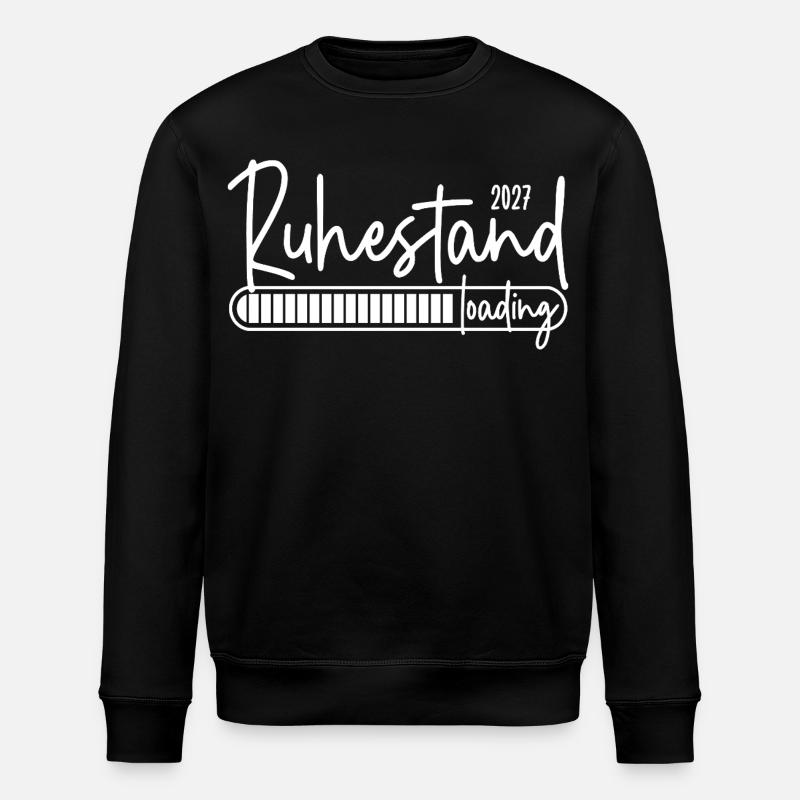 Retirement 2027 loading - Stanley/Stella ROLLER Unisex Organic Sweatshirt - black