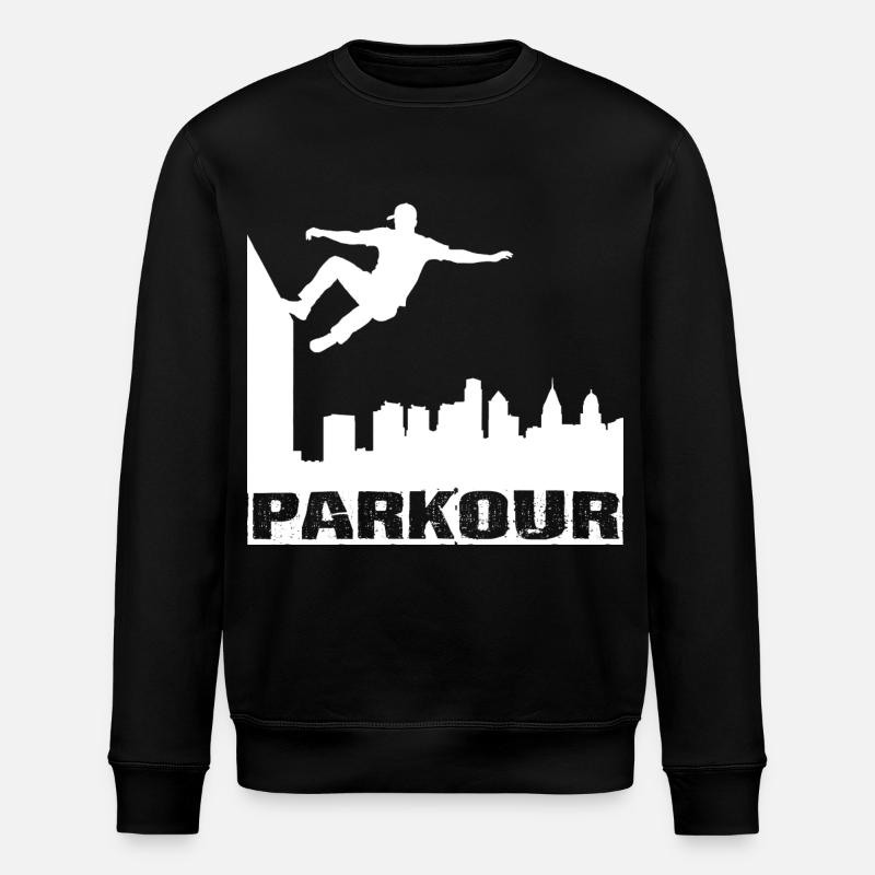 Parkour - Stanley/Stella Unisex Bio-Sweatshirt ROLLER - Schwarz