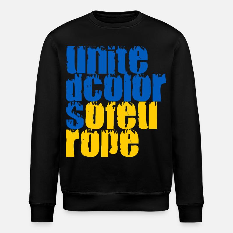 Couleurs unies de l’Europe - Sweat bio ROLLER Stanley/Stella Unisexe - noir