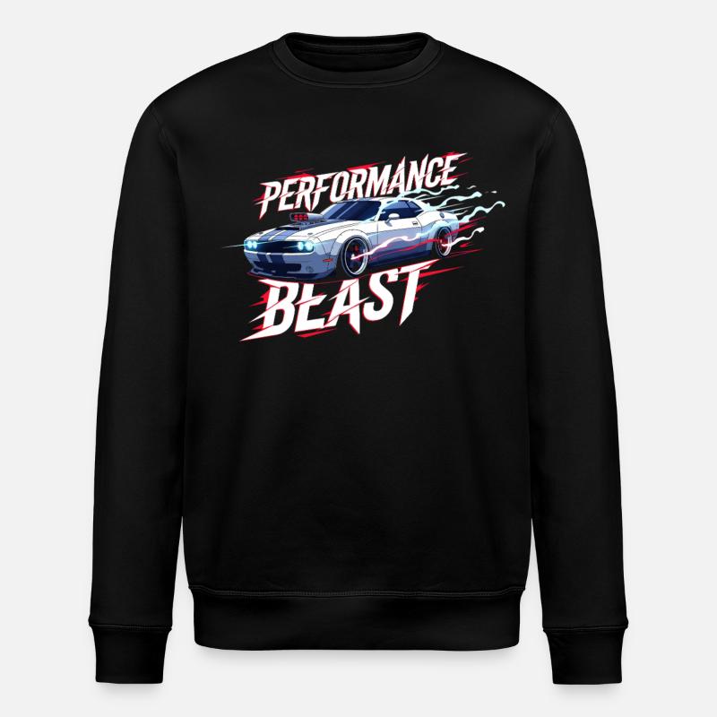 Muscle Car Performance Design - Stanley/Stella Unisex Bio-Sweatshirt ROLLER - Schwarz