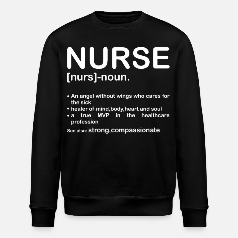 Krankenschwester - Stanley/Stella Unisex Bio-Sweatshirt ROLLER - Schwarz