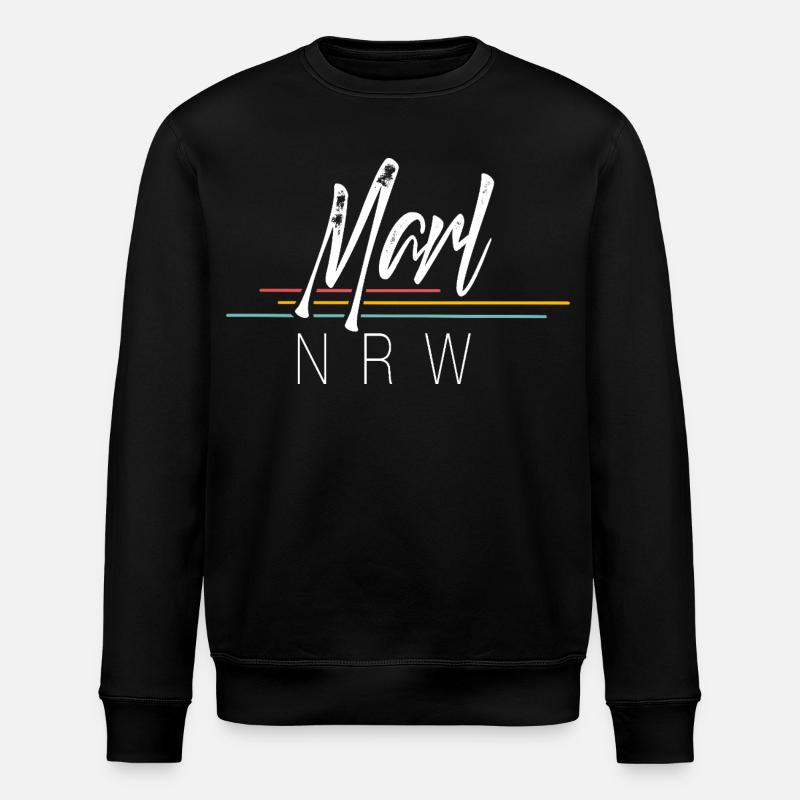 Marl - Stanley/Stella Unisex Bio-Sweatshirt ROLLER - Schwarz