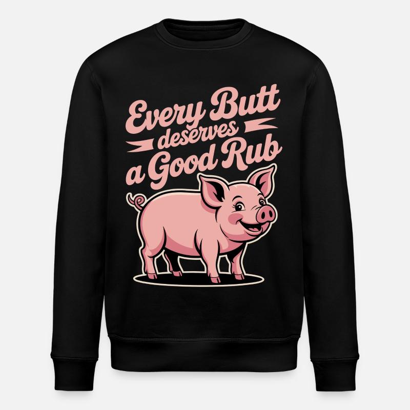 BBQ Griller Grillen Spruch lustig - Stanley/Stella Unisex Bio-Sweatshirt ROLLER - Schwarz