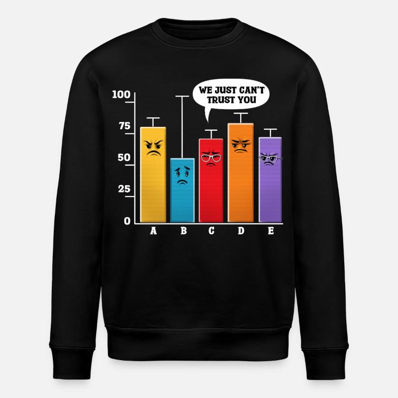 Data Science Analysis - Stanley/Stella ROLLER Unisex Organic Sweatshirt - black