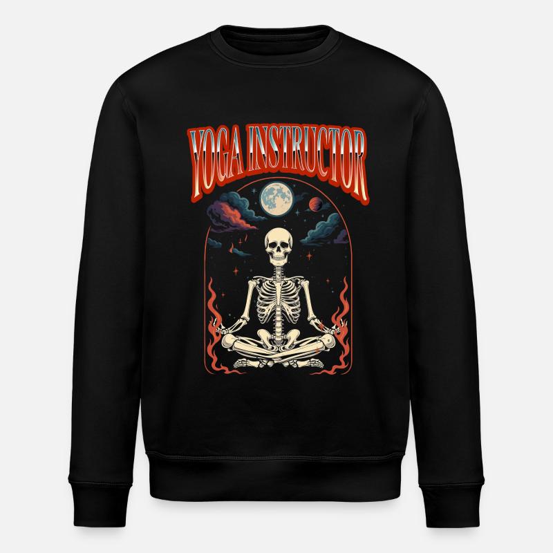Yogalehrer Halloween Tarot - Stanley/Stella Unisex Bio-Sweatshirt ROLLER - Schwarz