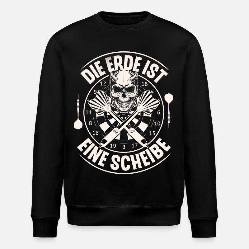 fléchettes - Sweat bio ROLLER Stanley/Stella Unisexe - noir