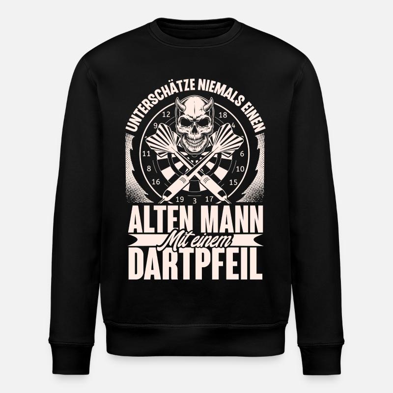 fléchettes - Sweat bio ROLLER Stanley/Stella Unisexe - noir