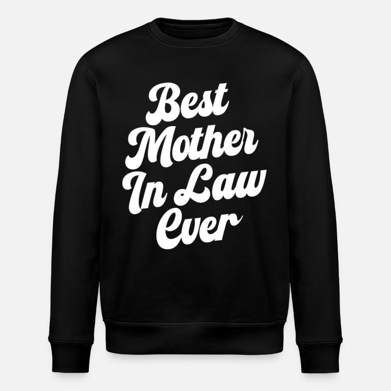 Die beste Schwiegermutter aller Zeiten - Stanley/Stella Unisex Bio-Sweatshirt ROLLER - Schwarz