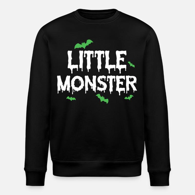 Kleines Monster - Stanley/Stella Unisex Bio-Sweatshirt ROLLER - Schwarz