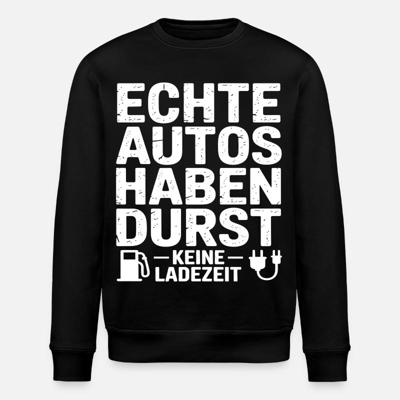 Voitures à essence - Sweat bio ROLLER Stanley/Stella Unisexe - noir