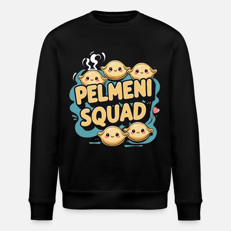 Pelmeni Pelmenis - Stanley/Stella Unisex Bio-Sweatshirt ROLLER - Schwarz