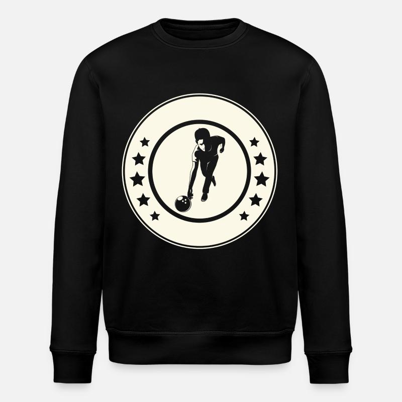 Bowling - Sweat bio ROLLER Stanley/Stella Unisexe - noir