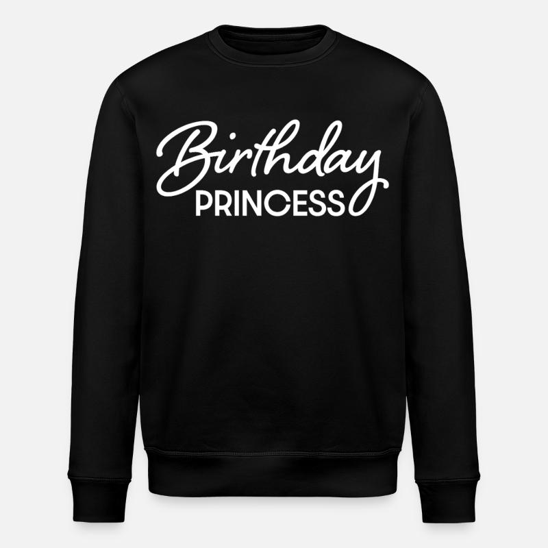 Anniversaire Princesse - Sweat bio ROLLER Stanley/Stella Unisexe - noir
