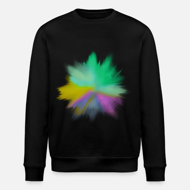 Explosion d’aquarelle - Sweat bio ROLLER Stanley/Stella Unisexe - noir