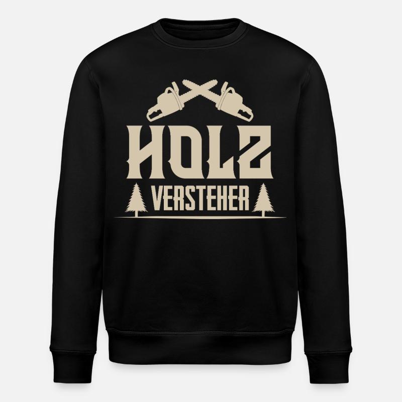 bûcheron - Sweat bio ROLLER Stanley/Stella Unisexe - noir