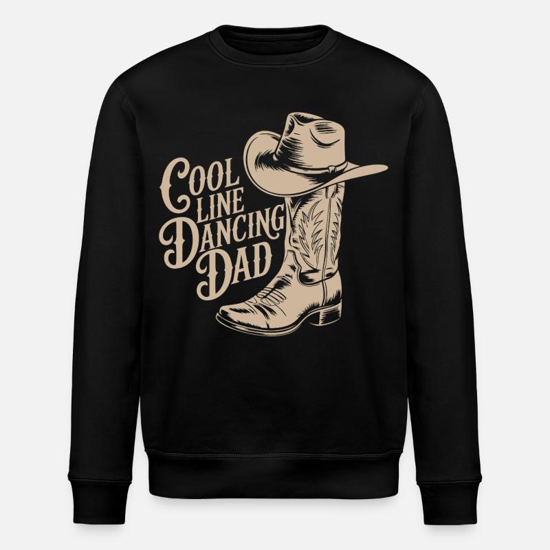 Conception de motif de cow-boy western - Sweat bio ROLLER Stanley/Stella Unisexe - noir