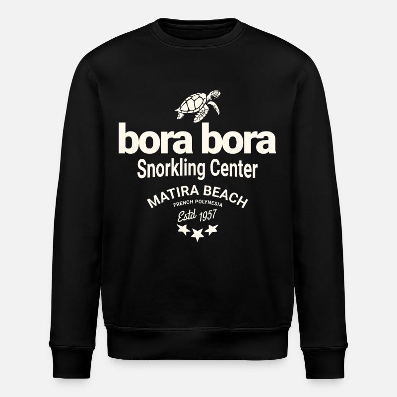 Bora Bora Tauchen - Stanley/Stella Unisex Bio-Sweatshirt ROLLER - Schwarz