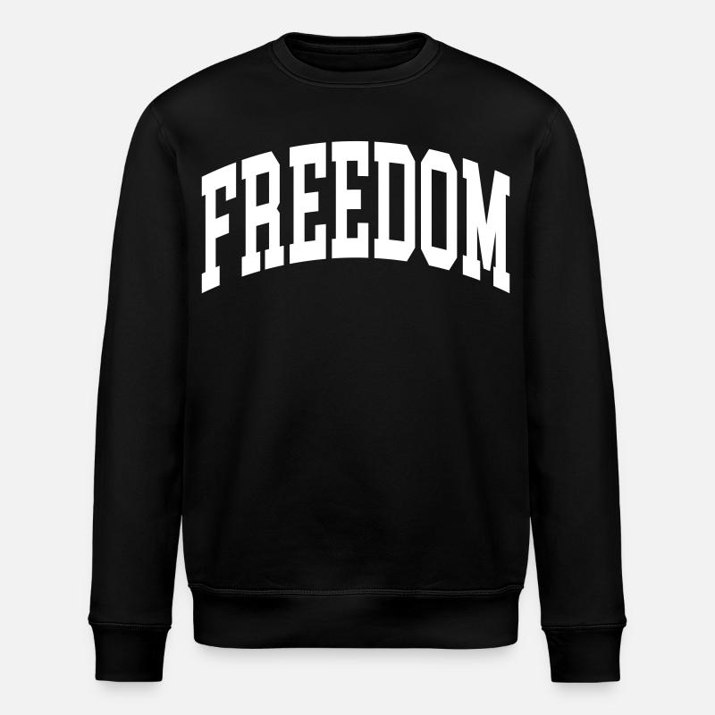 Freedom - Stanley/Stella Unisex Bio-Sweatshirt ROLLER - Schwarz