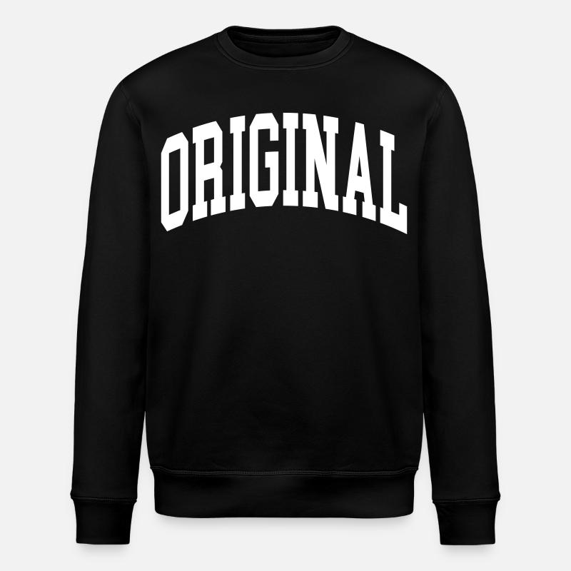 Langue source - Sweat bio ROLLER Stanley/Stella Unisexe - noir