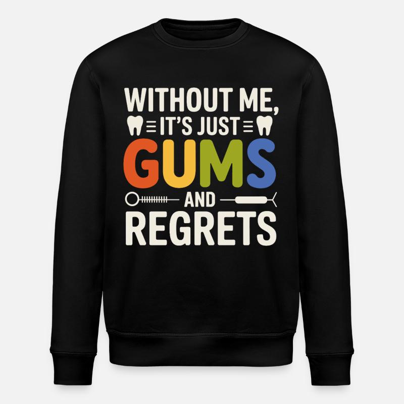 Präzisionsdesign für Zahnkronen - Stanley/Stella Unisex Bio-Sweatshirt ROLLER - Schwarz